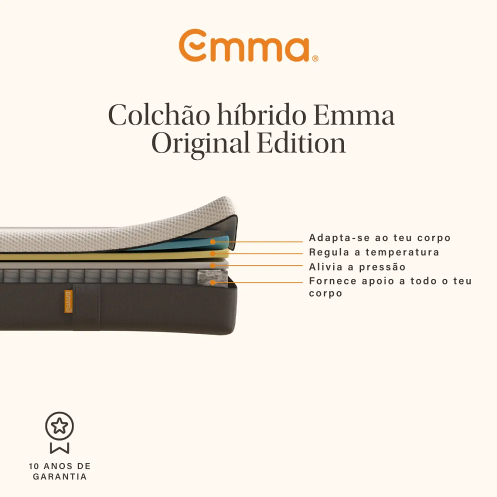 Colchão Emma Original Hybrid
