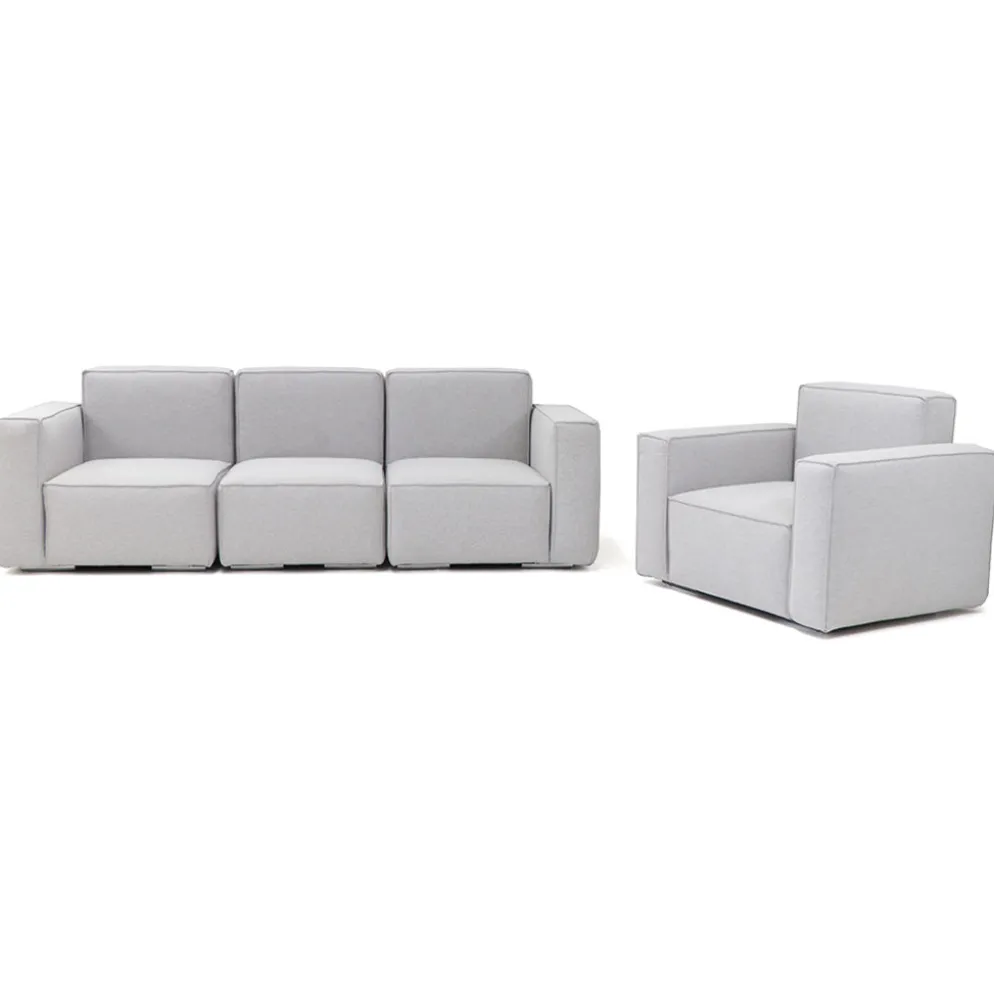 Combinação de 3 Módulos + Individual - Sofá Modular Young