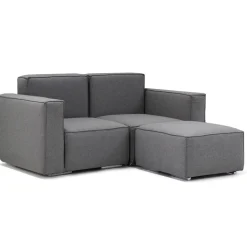 Combinação de 2 Módulos + Puff - Sofá Modular Young