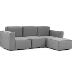 Combinação de 3 Módulos + Puff - Sofá Modular Young