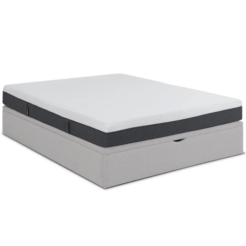 Pack Sommier de Tampo Elevatório + Colchão Emma Original Hybrid
